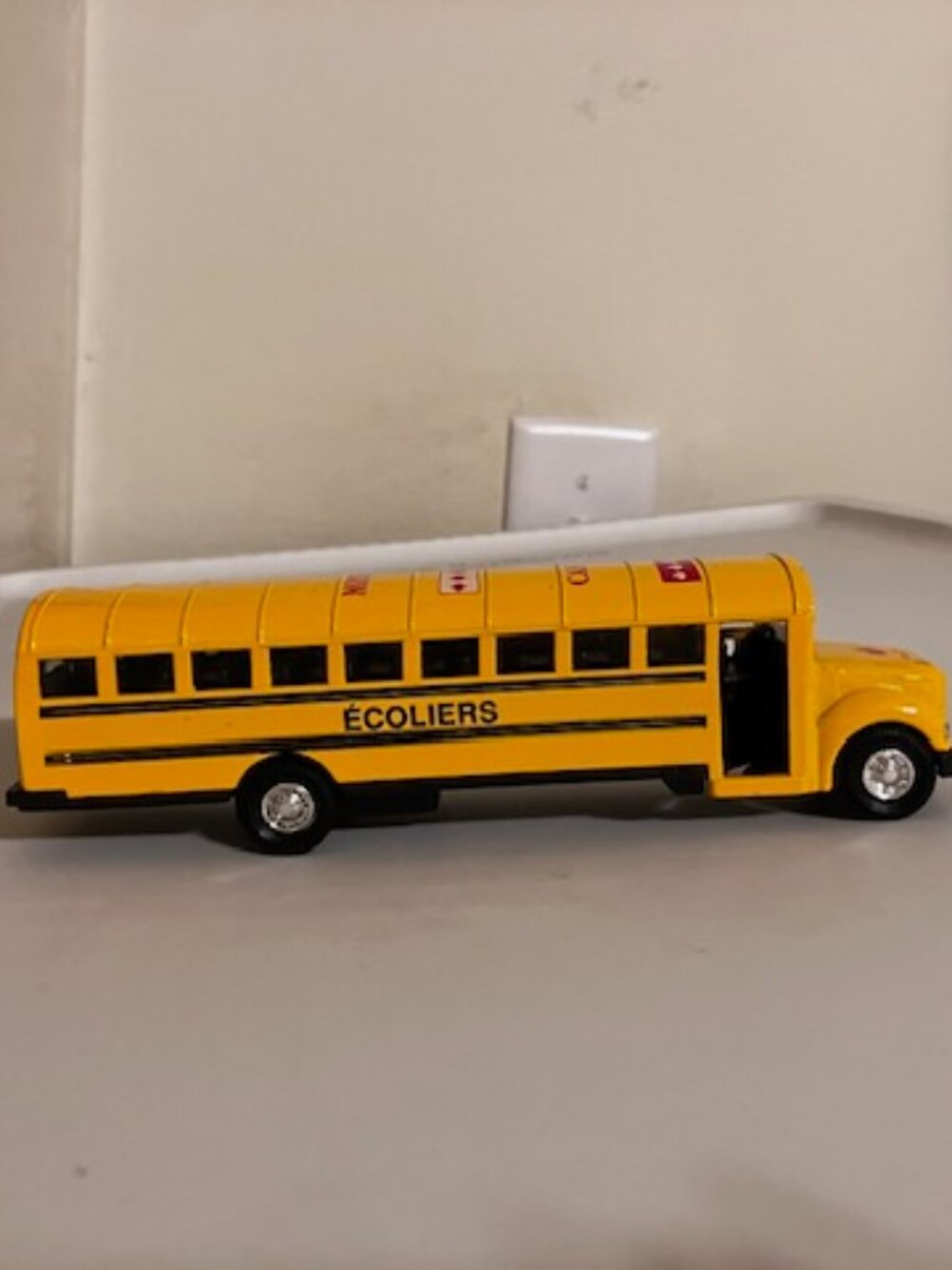 Canada Yellow School Bus Toy